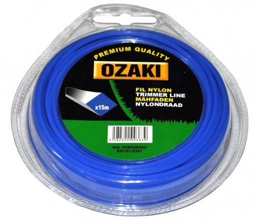 Agroparts Żyłka tnąca 2.0x15 m kwadratowa AP160009 AP160009