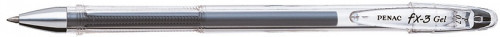 Penac Długopis żelowy FX3 0,7mm czarny PBA160106F-05
