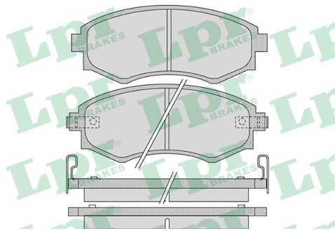 LPR GROUP Zestaw klocków hamulcowych, hamulce tarczowe GROUP 05P1097