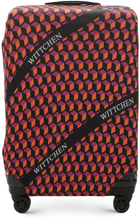 Wittchen 56-30-033-55 Pokrowiec na walizkę dużą pomarańczowo - czarny