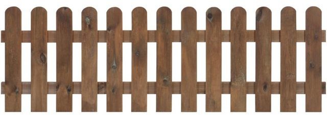 NATERIAL Płot sztachetowy prosty NIVE 180x60 cm NATERIAL
