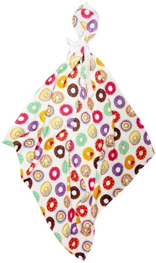 Texpol Print, Pielucha bambusowa 120x120 cm, Donuts