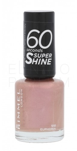 Rimmel London London 60 Seconds Super Shine lakier do paznokci 8 ml dla kobiet 510 Euphoria