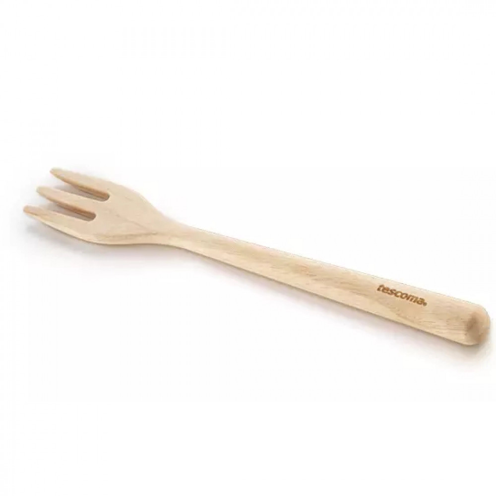 Tescoma Feelwood 30 Cm Beżowy Widelec Do Sałatek Drewniany W120h