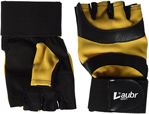 Laubr Rękawiczki Sport Fitness, White/Orange, L 6935352117783
