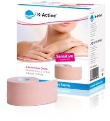 K-active K-Active Tape GENTLE - wrażliwa skóra - 5cmx5m (hypoalergiczny) 4260229441015