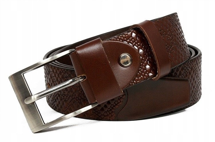 Rovicky PASEK MĘSKI SKÓRZANY ROVICKY PRS-03-BGE 88-103 95CM