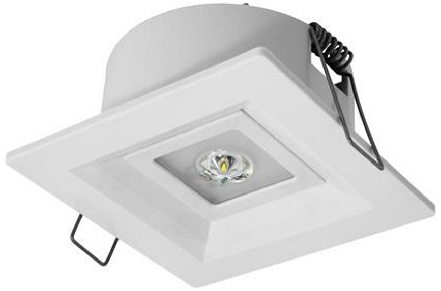 AWEX Oprawa awaryjna LOVATO P ECO LED 1W 130lm 1h jednozadaniowa AT biała LVPO/1W/E/1/SE/AT/WH