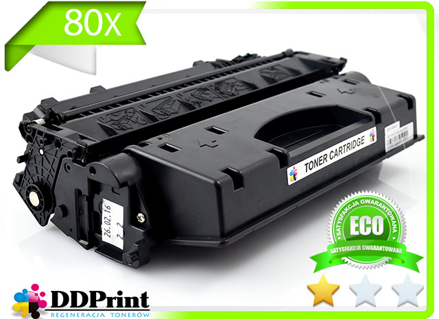 DD-Print Toner 80X - CF280X do HP Pro 400 M401dn, M425dw, M425dn, - Eco 7K - Zamiennik 80xe