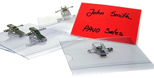 Unbekannt PAVO Premium identyfikatorów dla gości, 50 sztuk, 54 X 90 MM 8009183