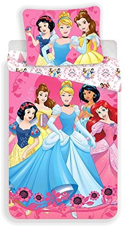 Jerry Fabrics jf0230 Princess 2017, bawełna, Pink, 200 x 140 cm 226085