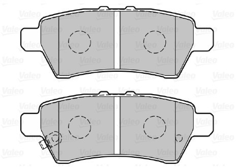 VALEO Zestaw klocków hamulcowych, hamulce tarczowe 301730