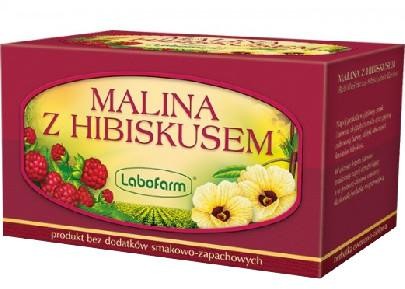 Labofarm Malina z hibiskusem herbata owocowo-ziołowa 20 saszetek 7053522