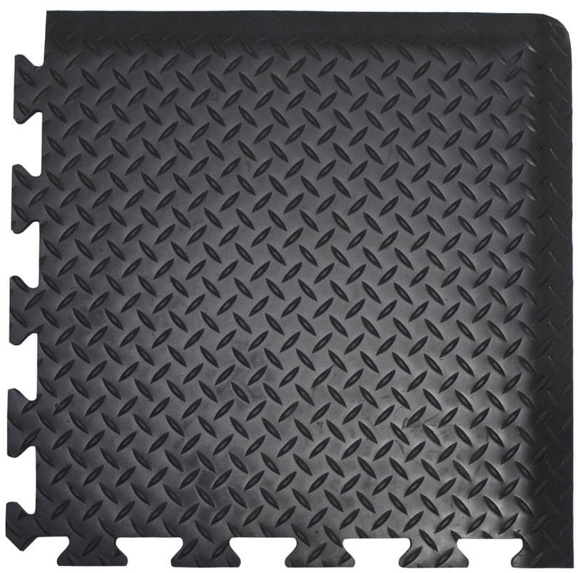Coba Mata Antyzmęczeniowa Coba Deckplate Connect Czarny 0,5 M X 0,5 M - Moduł Narożny