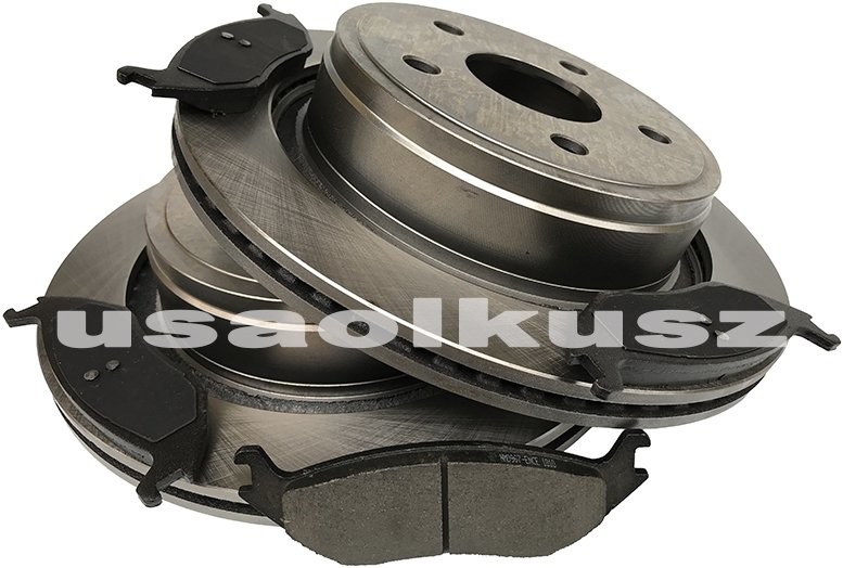 Tylne klocki oraz tarcze hamulcowe 352mm 5 szpilek RAM 1500 2003 HTT-CH-015+D967