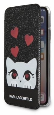 Karl Lagerfeld Karl Lagerfeld Book iPhone X KLFLBKPXVDCBK czarny Valentine KLFLBKPXVDCBK