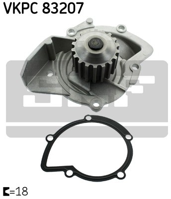SKF Pompa wody VKPC 83207