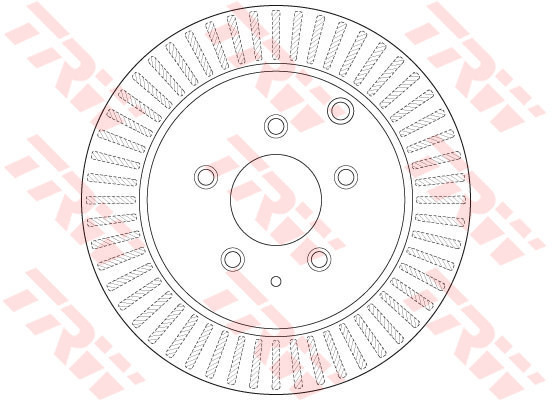 TRW Tarcza hamulcowa DF6385