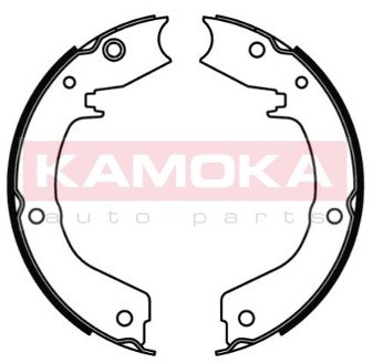 KAMOKA Zesatw szczęk hamulcowych, hamulec postojowy JQ212032