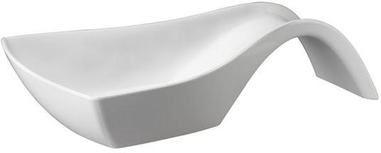 APS Miska prostokątna z uchwytem z melaminy | biała | 330x240x(H)85mm 587