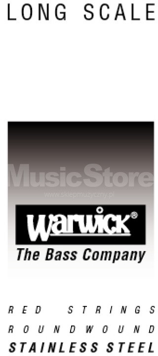 Warwick RED Strings Stainless Steel - Bass Single String, .105