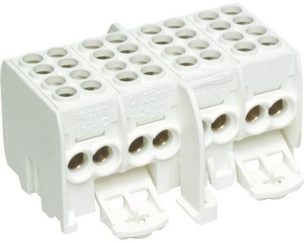 Hager Loop terminal 4p for copper conductors KH24C