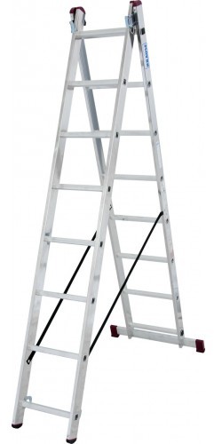 Krause Corda drabina rozstawno-przystawna 2x8 szczebli 030283