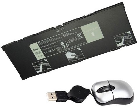 Amsahr amsahr 9 mgcd-05 bateria zamienna do Dell 5130  9356, 7140, 5130, 312  1453, 451-BBGS (obejmuje Mini myszka optyczna ), 7.4 V, 4300 mAh/32 WH, 2 Cell Czarny 9MGCD-05
