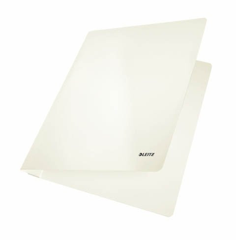 Leitz Skoroszyt KARTONOWY WOW BIAŁY PERŁOWY LAMINOWANA POWIERZCHNIA LE1299