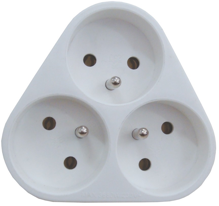 Solight Rozgałęźnik 3x10A/230V