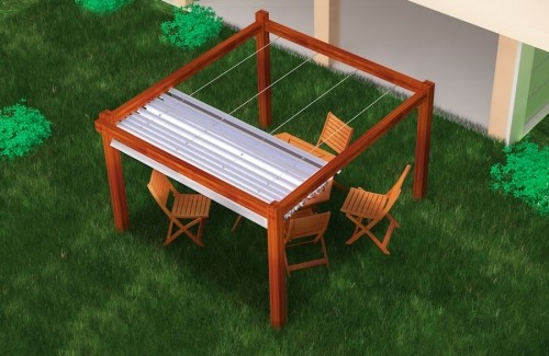 ŻAGLE OGRODOWE Roleta Pozioma Rzymska 2,5x3m RRP_2,5x3