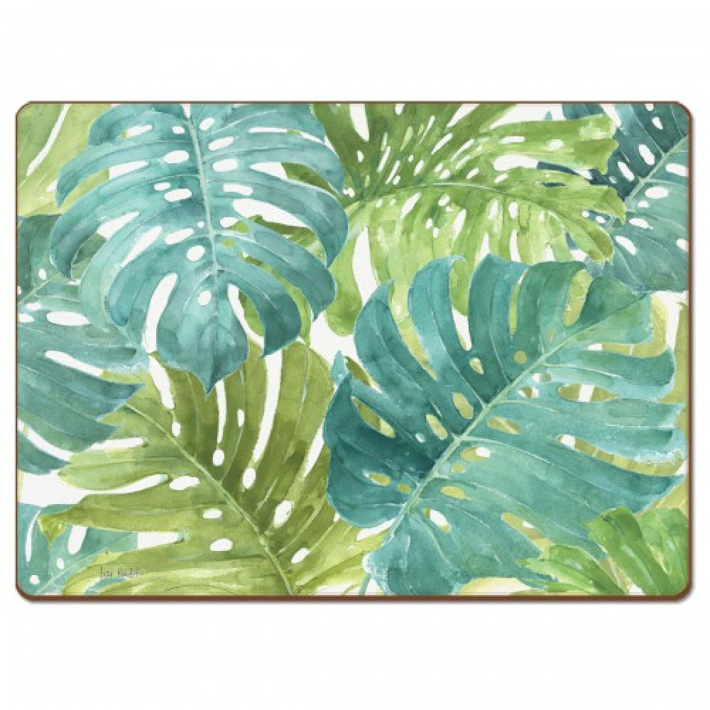 Cala Home Podkładki Korkowe Cala Home Tropical Green Wielokolorowe 4 Szt