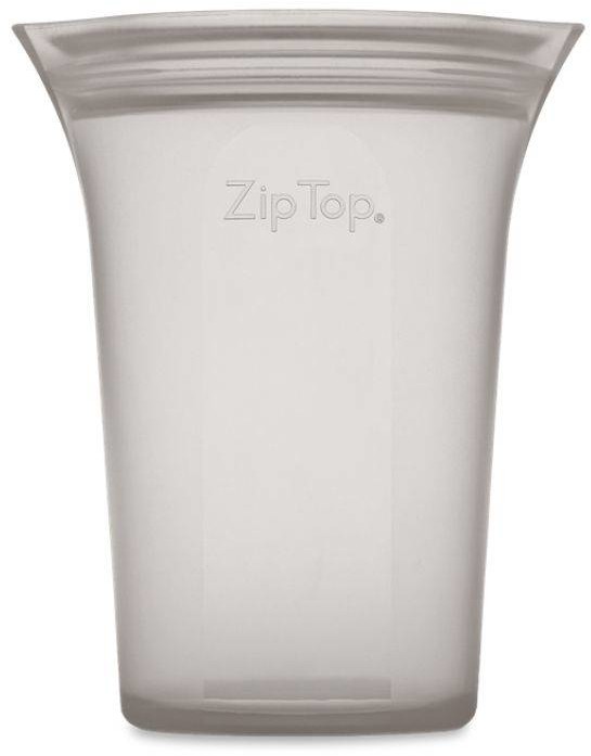 Gimex Zip Top Pojemnik opakowanie na żywność Cup M Zip Top - grey Z-CUPM-02