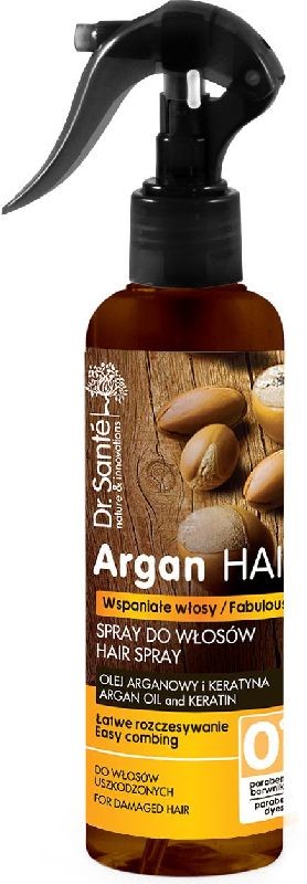 Sante Elfa Pharm Dr Argan Hair spray ułatwiający rozczesywanie do włosów uszkodzonych 150 ml