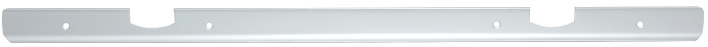 Biuro Styl Listwa aluminiowa do blatów, kątowa, srebrna, wym. 28 mm x 600 mm