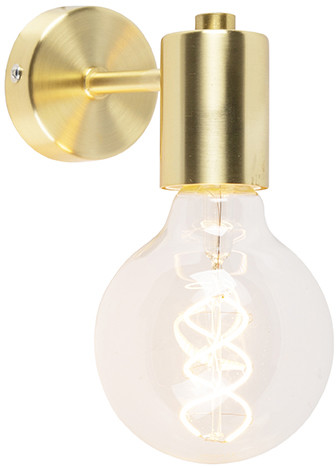 QAZQA Smart Art Deco kinkiet złoty ze źródłem światła G95 WiFi - Facil 104651