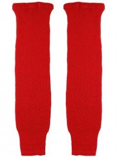 CCM s100p Sock Knitted przycinanie, czerwony, Senior (CCM)
