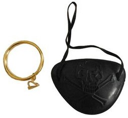 AR Oko i kolczyk pirata opaska piracka 1 szt SR5661