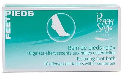 Peggy Sage Relaxing Foot Bath relaksująca kąpiel do stóp-tabletki 10szt 48419-uniw