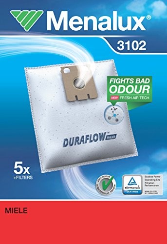 Menalux Duraflow 3102 worki do odkurzacza Miele opakowanie 5 szt. 2043449