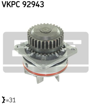 SKF Pompa wodna VKPC 92943