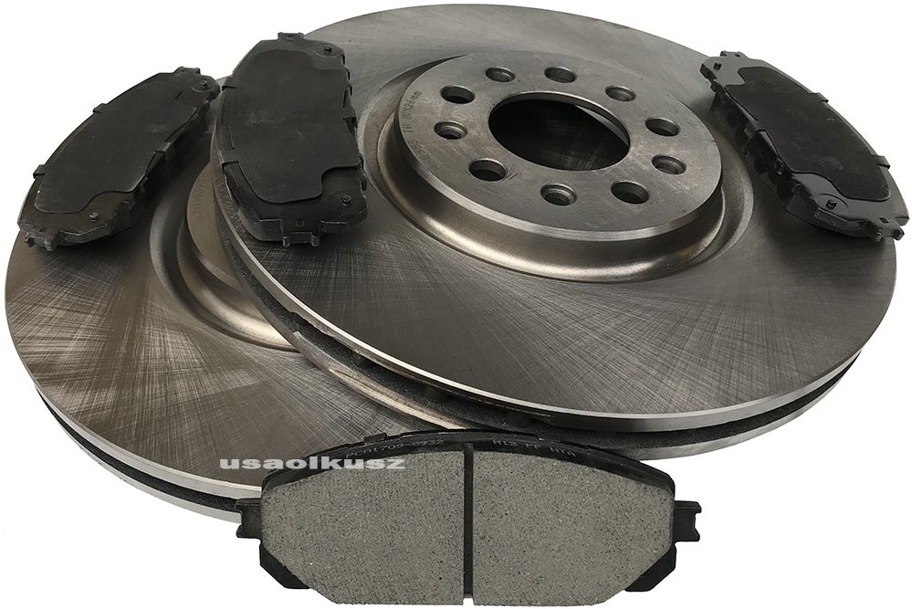 Przednie klocki + tarcze hamulcowe 330mm Jeep Cherokee KL 2014 0383+PCD1709