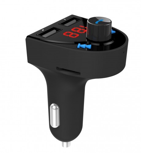 GEMBIRD 3W1 TRANSMITER FM / ZESTAW GŁOŚNOMÓWIĄCY BLUETOOTH / ŁADOWARKA USB 3.1A BTT-03