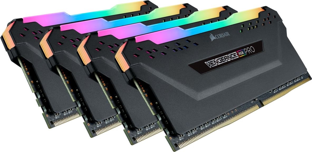 Corsair  DDR4 128GB 3000 CL 16 Quad Kit Vengeance RGB PRO black CMW128GX4M4D3000C16 CMW128GX4M4D3000C16