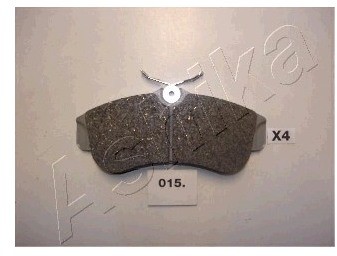 Ashika Zestaw klocków hamulcowych, hamulce tarczowe 50-00-015
