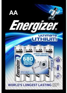 Energizer Bateria LITHIUM AA L91 3+1szt. 639157