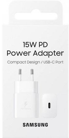 Samsung Ładowarka sieciowa 1xUSB-C 15W EP-T1510 bez kabla) biała |