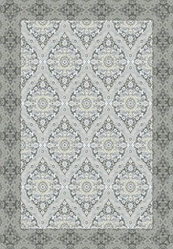 Vilber vilber New Classic adamaszek dywan, winyl, szary, 75 x 120 x 0.2 cm New Classic Damasco