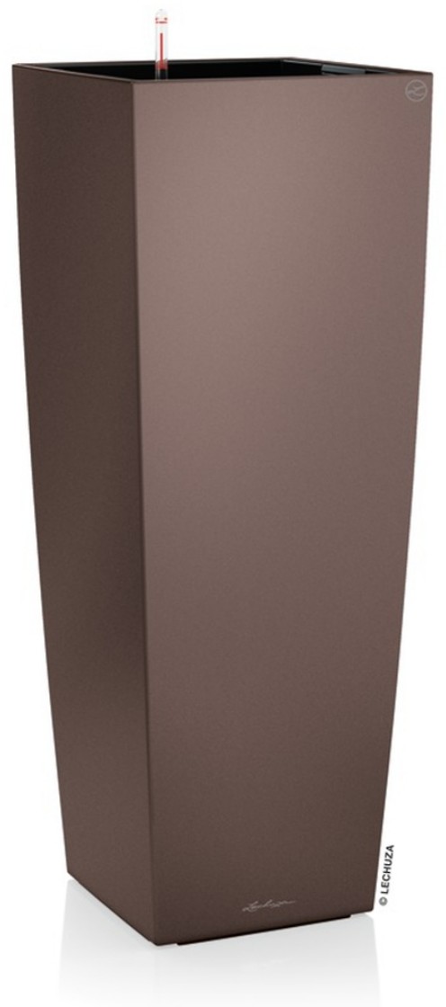 Lechuza Donica CUBICO Alto 40/40/105 espresso metalik CUBICO ALTO 40 ESPRE