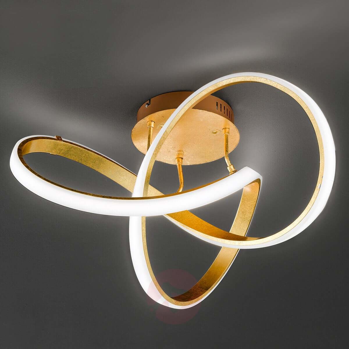 Wofi Indigo - lampa sufitowa LED, kolor złoty